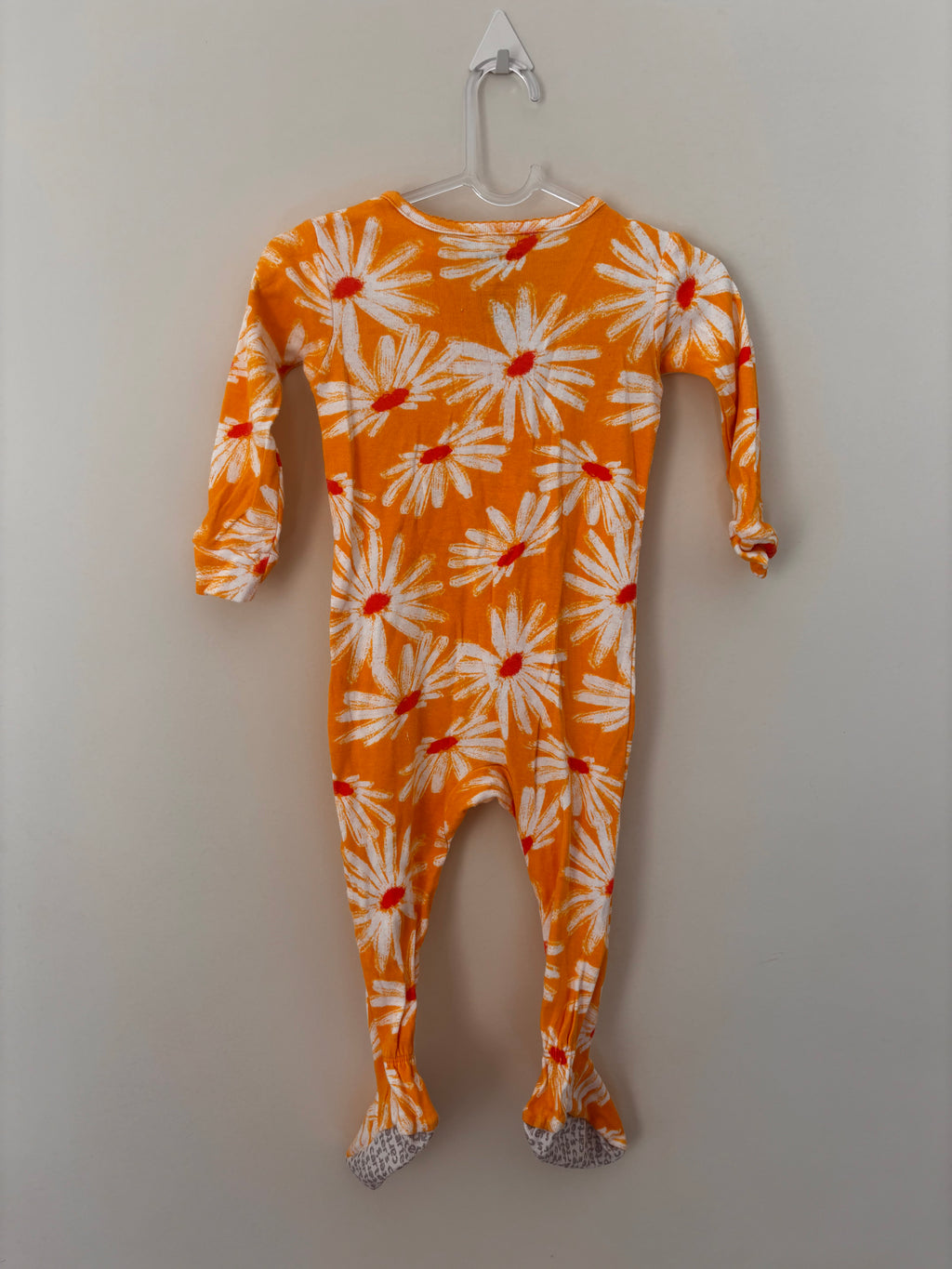Macacão Pijama Floral – Laranja (Bebê)