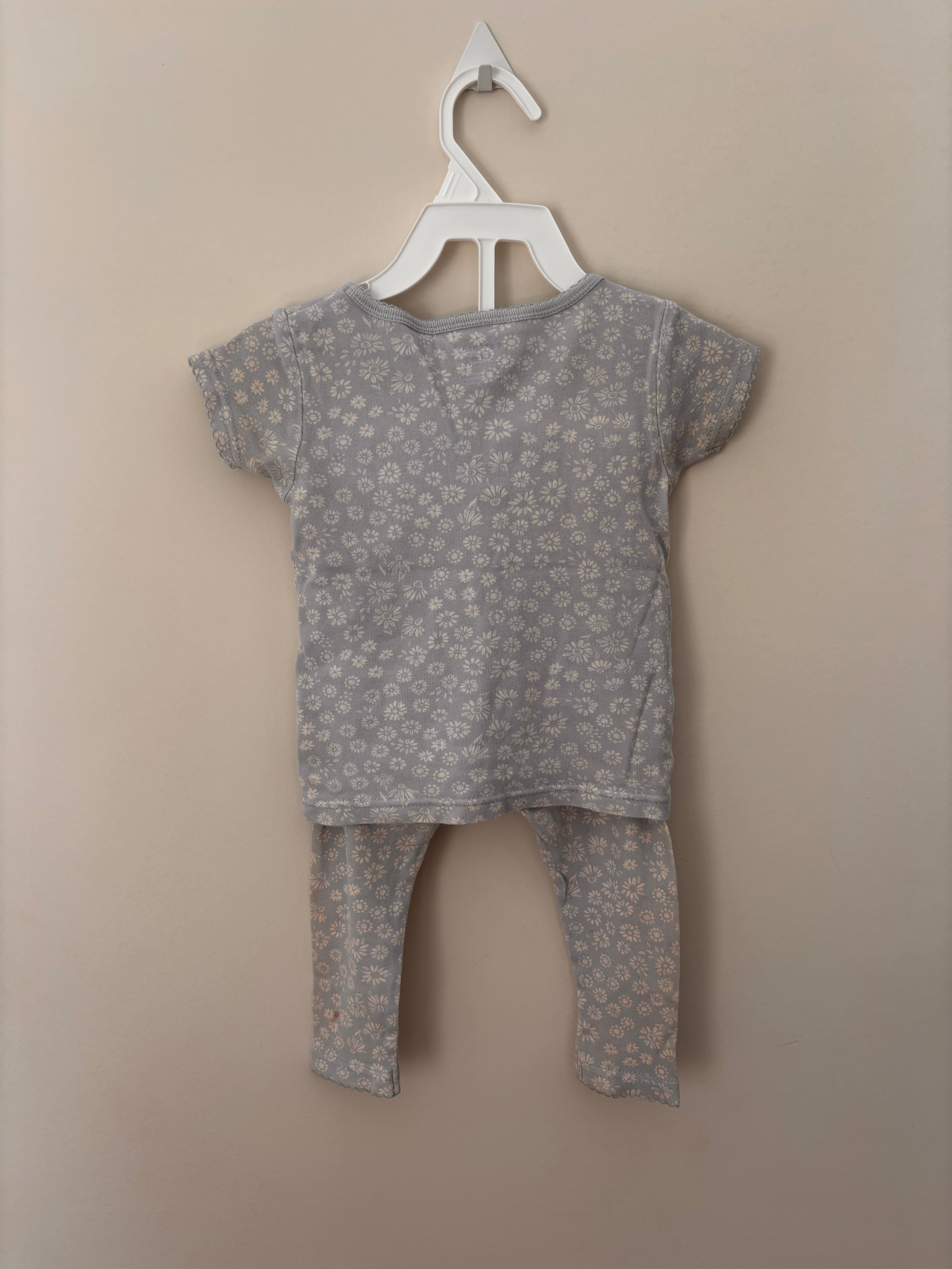 Conjunto Pijama Calça e Blusa – Azul Claro (Bebê)