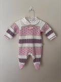Conjunto Listrado – Rosa (Bebê)