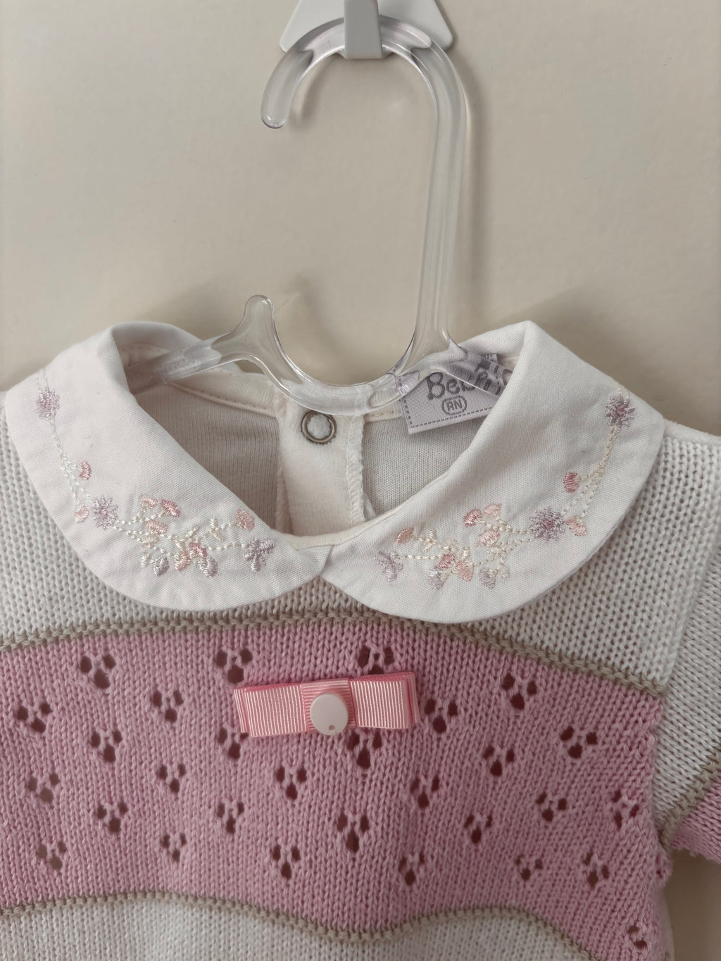 Conjunto Listrado – Rosa (Bebê)