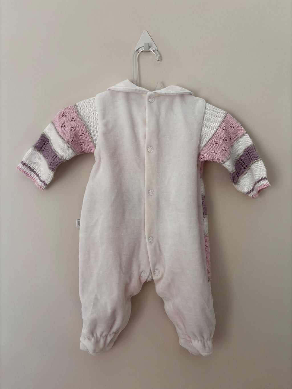 Conjunto Listrado – Rosa (Bebê)