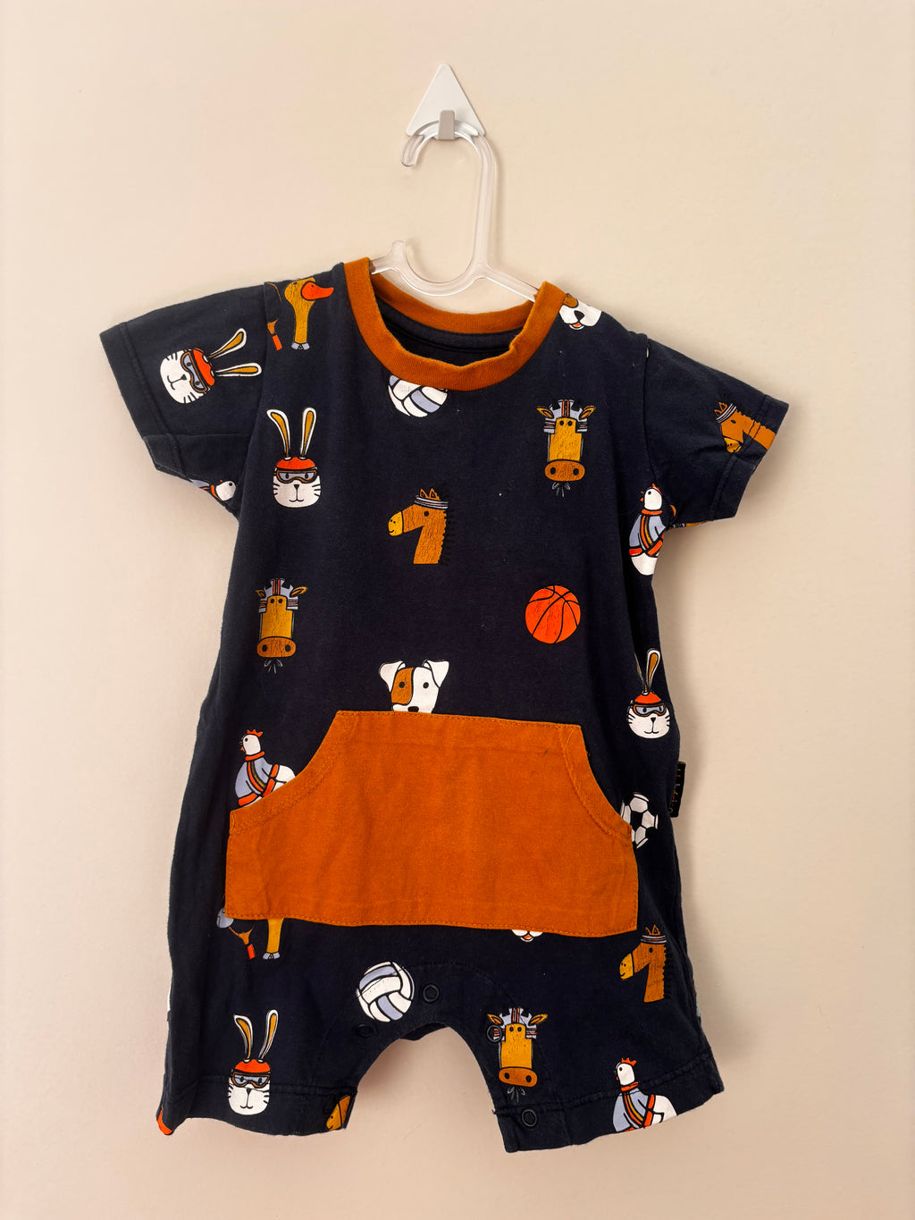 Body Estampa Esportes – Marinho (Bebê)