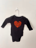 Body Coração – Preto (Bebê) Carter's