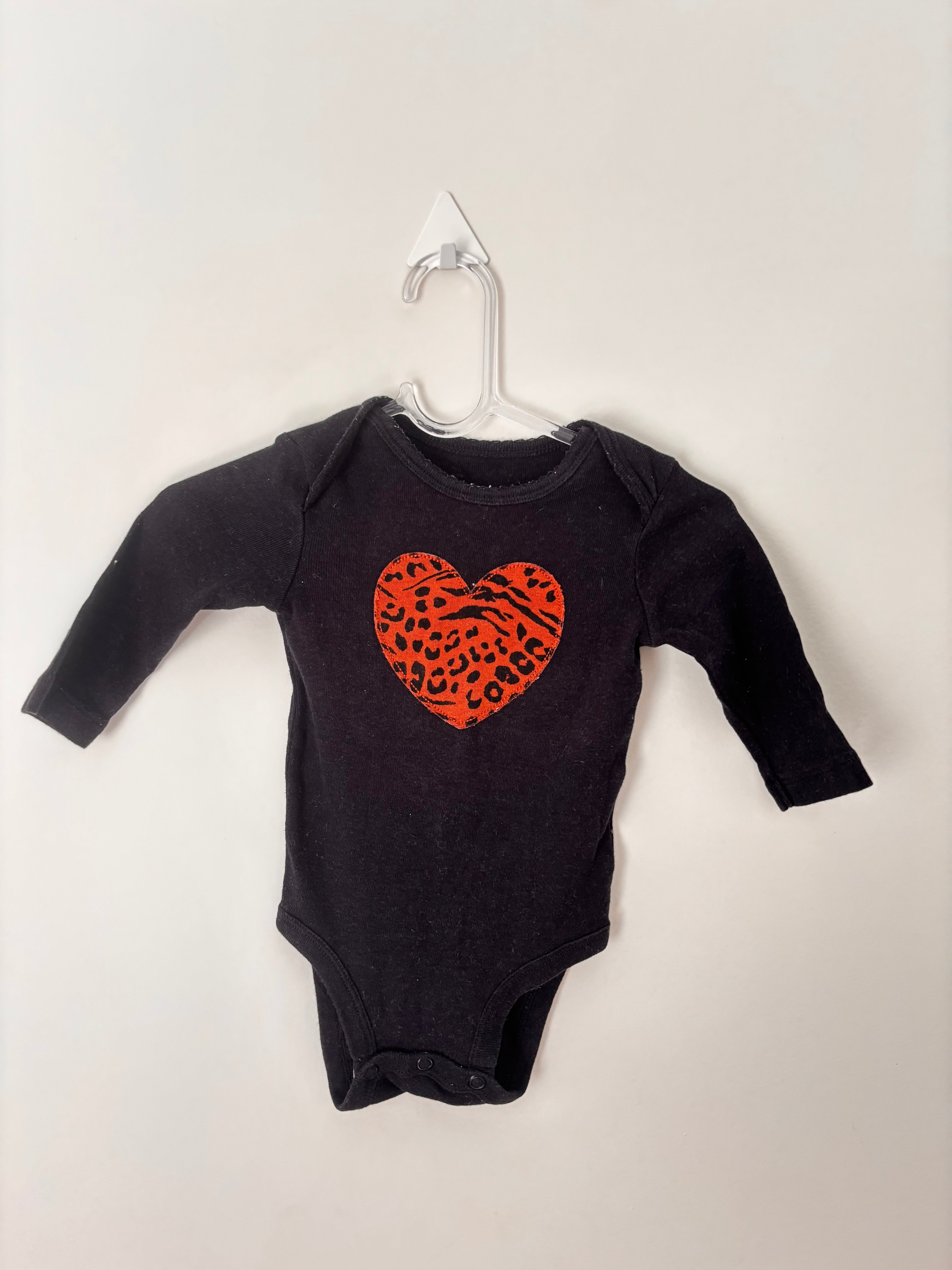 Body Coração – Preto (Bebê) Carter's