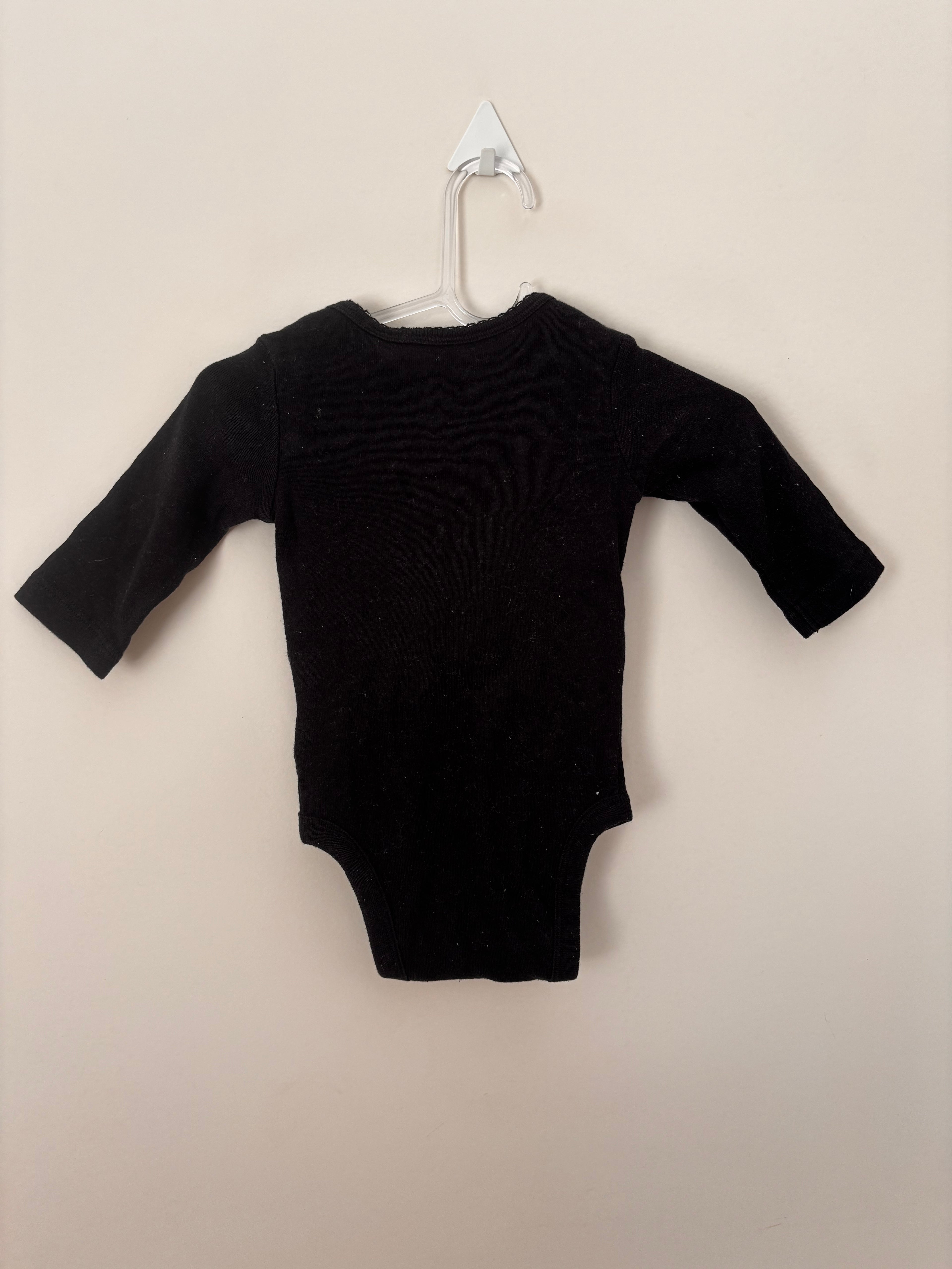 Body Coração – Preto (Bebê) Carter's