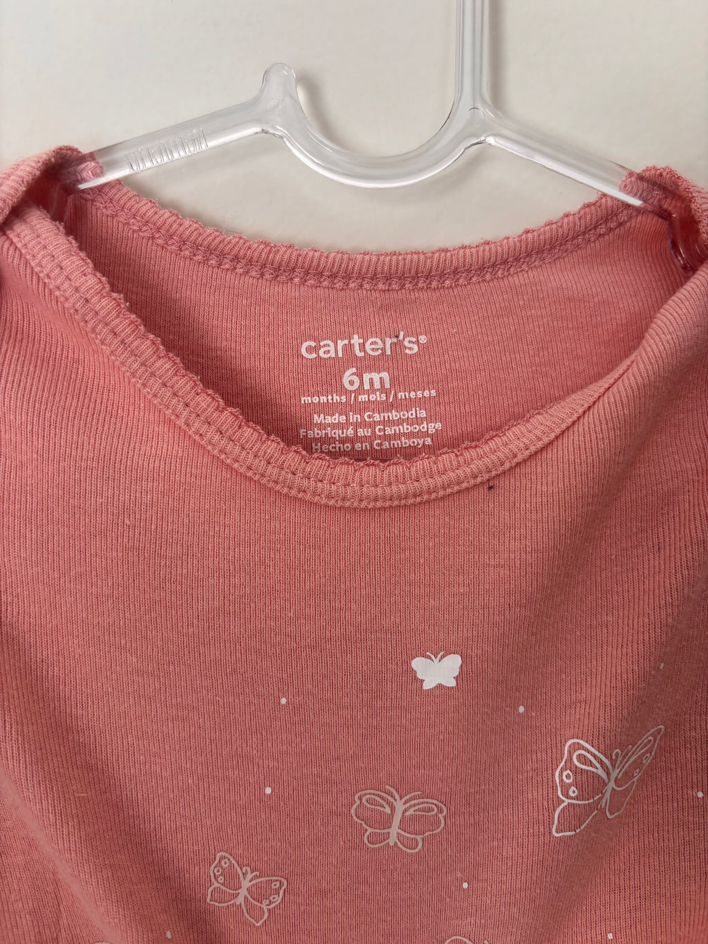 Body Estampado – Rosa (Bebê) Carter's