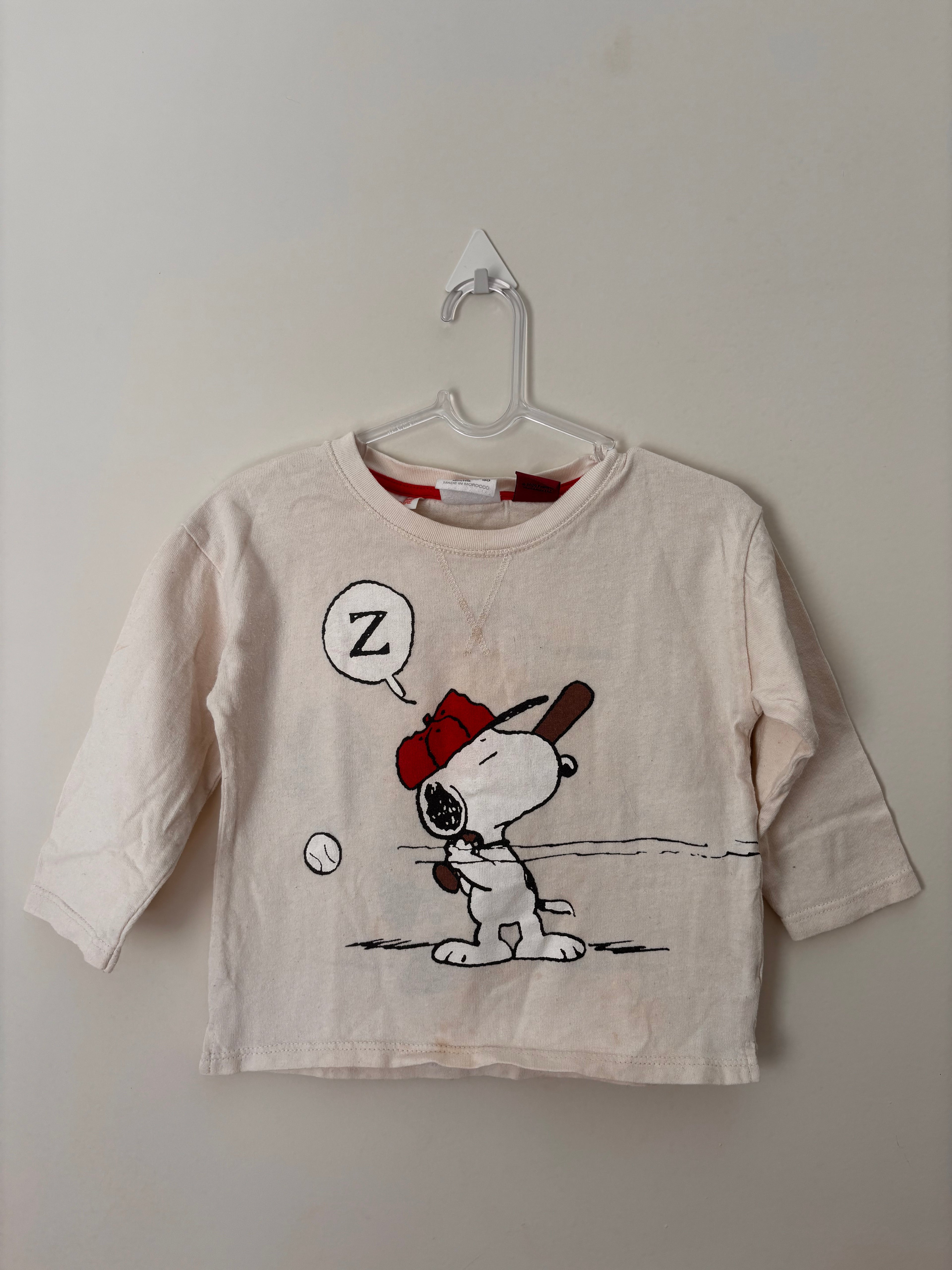 Blusa Snoopy – Branca (Zara)