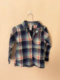 Camisa Xadrez Carter's – Azul (Infantil, 24m)