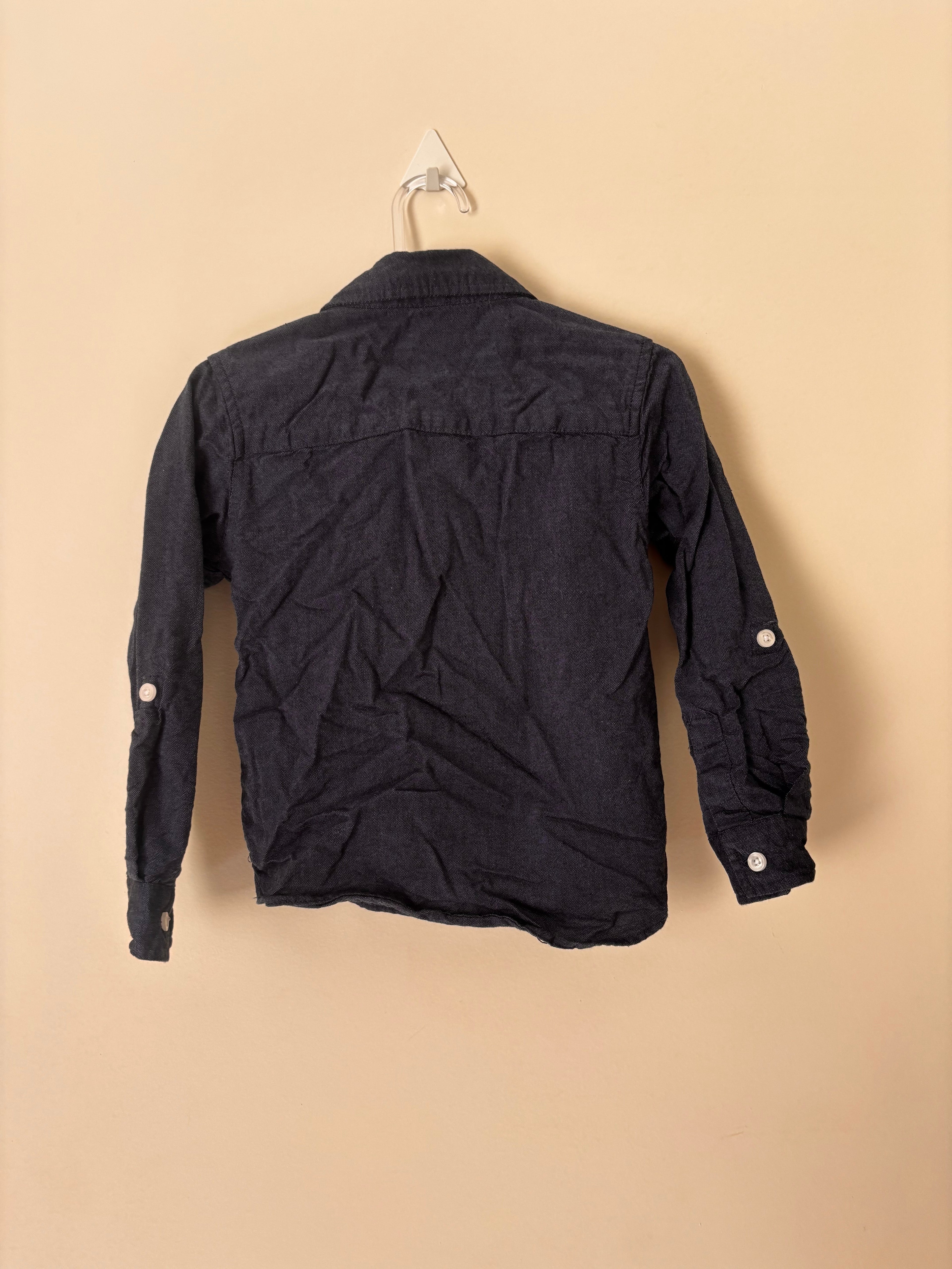 Camisa Chambray Primark – Cinza (Infantil)