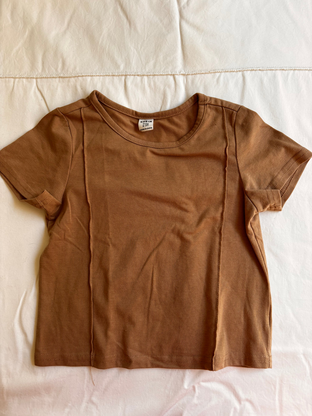 Camiseta Lisa – Caramelo (Infantil)
