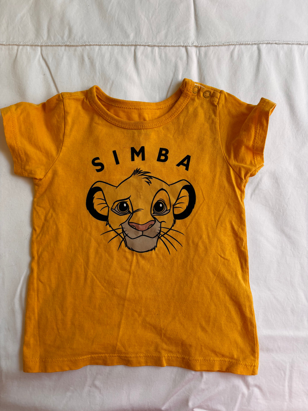 Camiseta Simba Disney – Mostarda (Infantil)