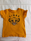 Camiseta Simba Disney – Mostarda (Infantil)