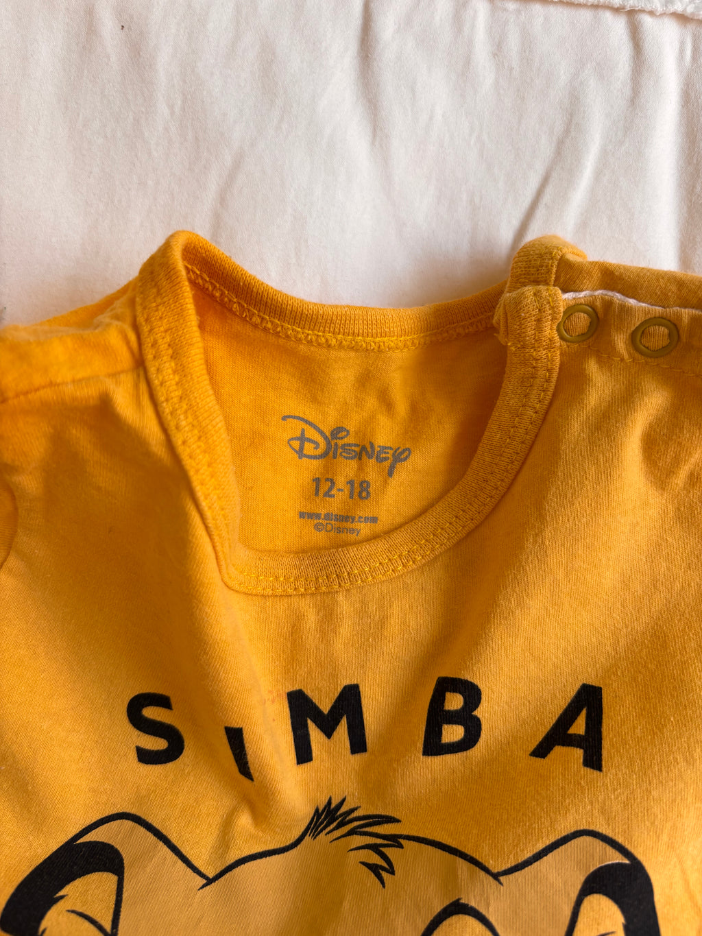 Camiseta Simba Disney – Mostarda (Infantil)
