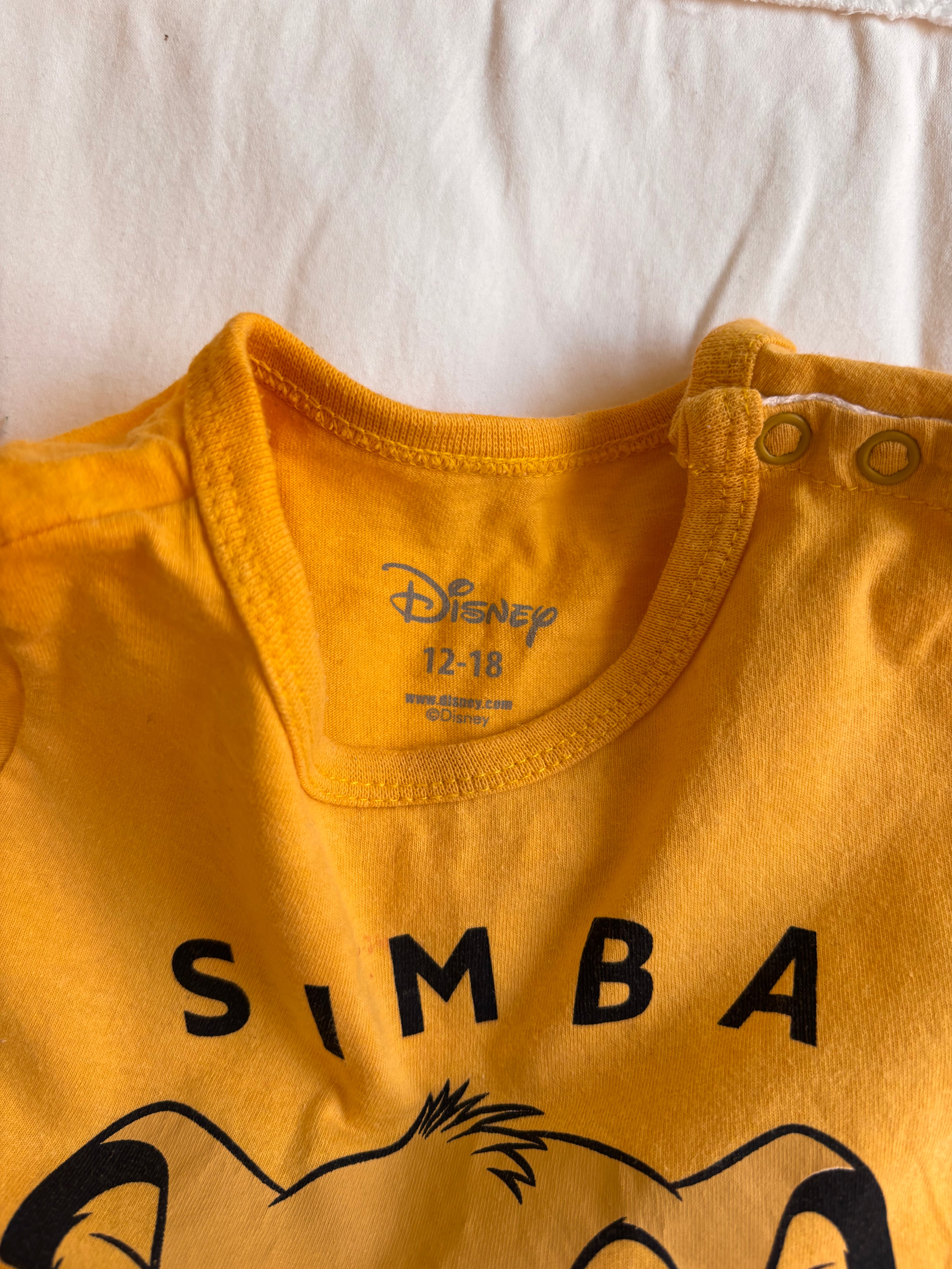 Camiseta Simba Disney – Mostarda (Infantil)