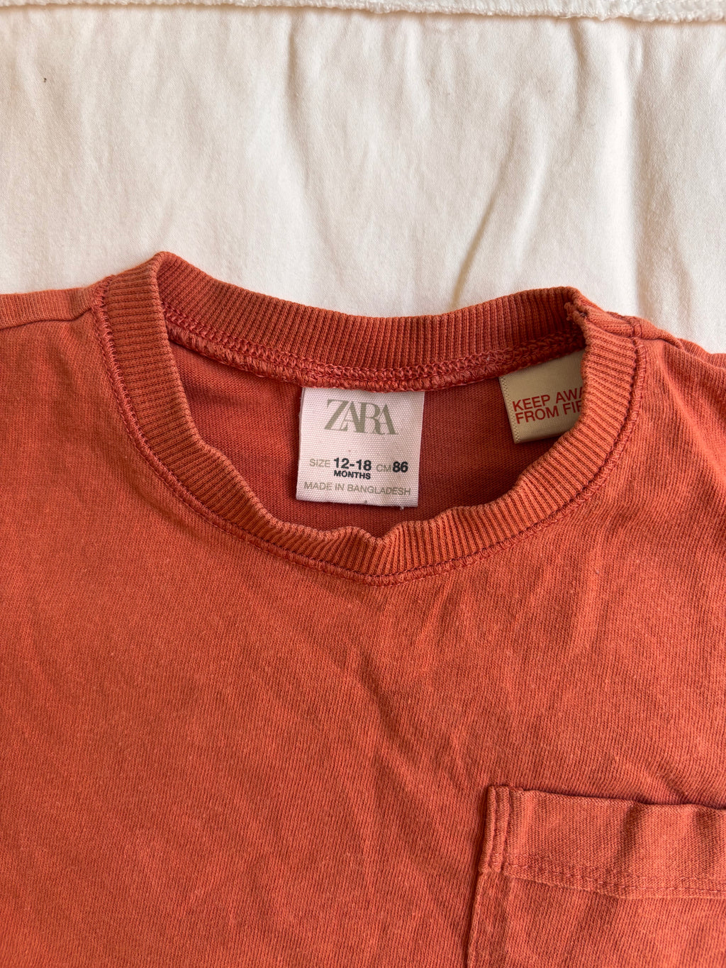 Camiseta Zara – Terracota (Infantil)