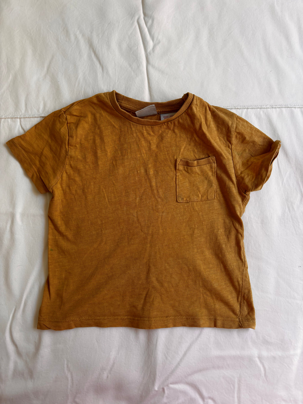 Camisa Zara – Mostarda (Infantil)