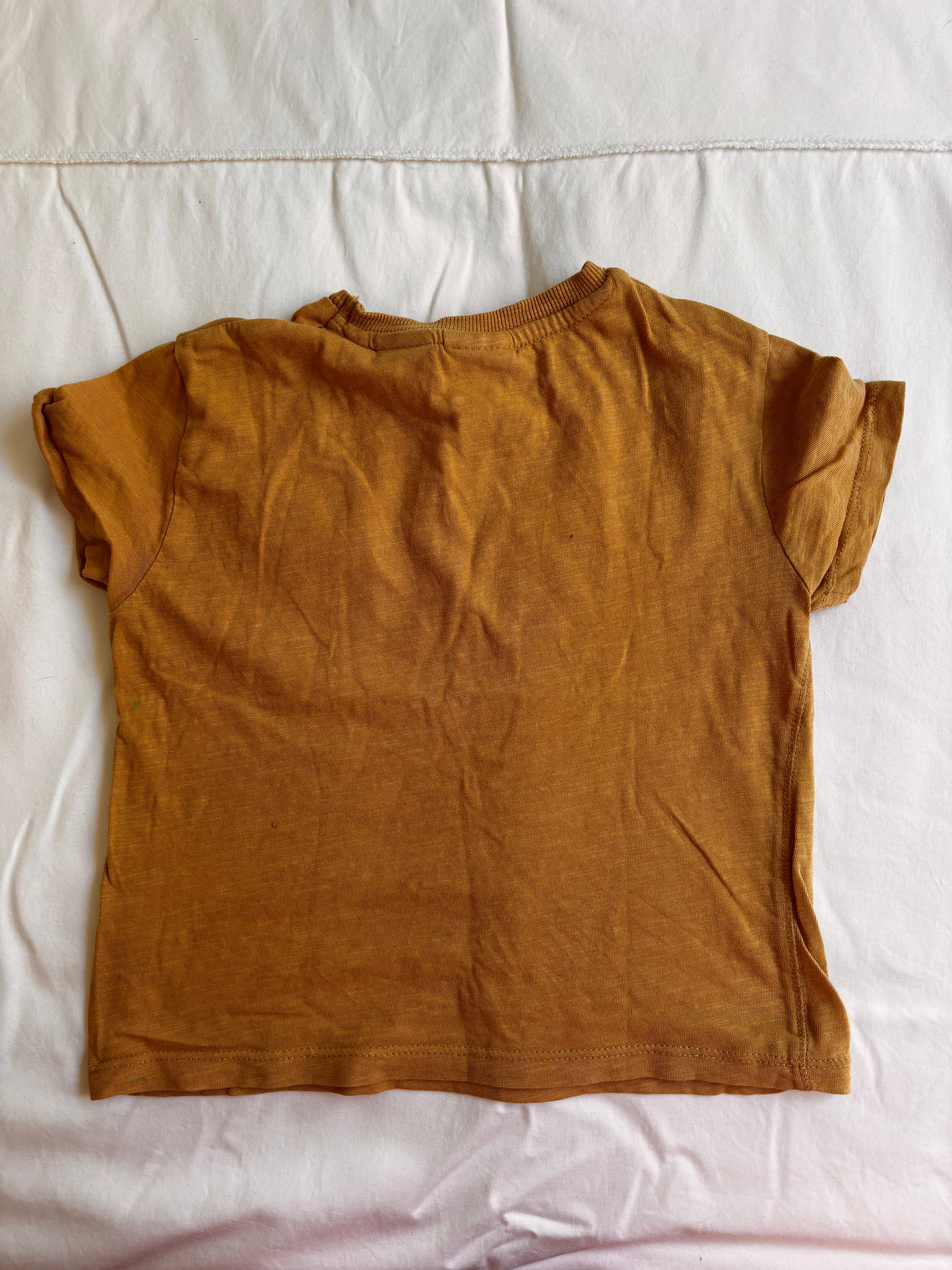Camisa Zara – Mostarda (Infantil)