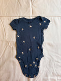 Body de Algodão Coelhos – Azul (Bebê)