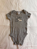 Body Estampado – Cinza (Bebê)