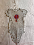 Body Estampa Balão – Cinza (Bebê)