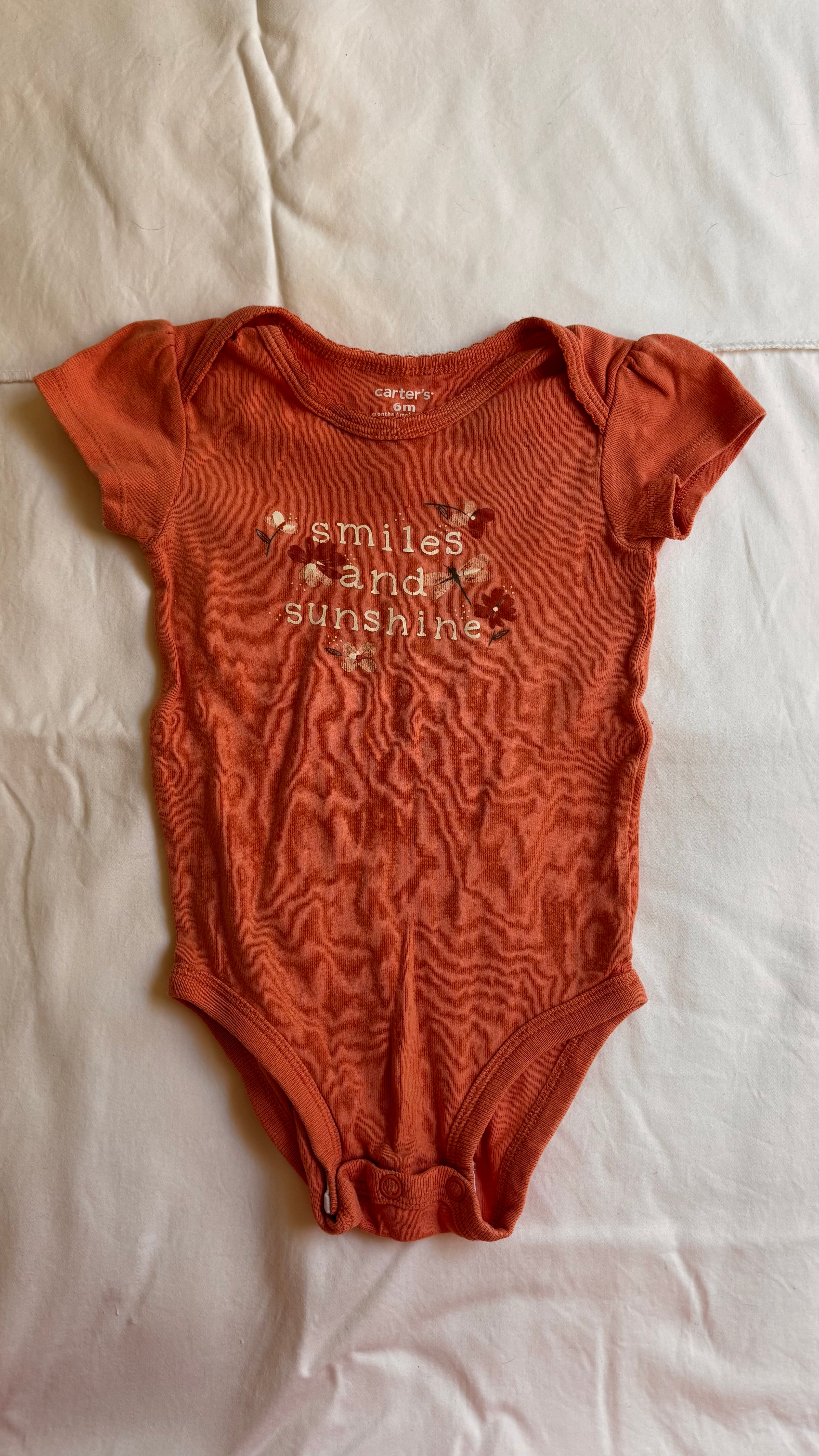 Body com Escrita – Telha (Bebê) Carter's