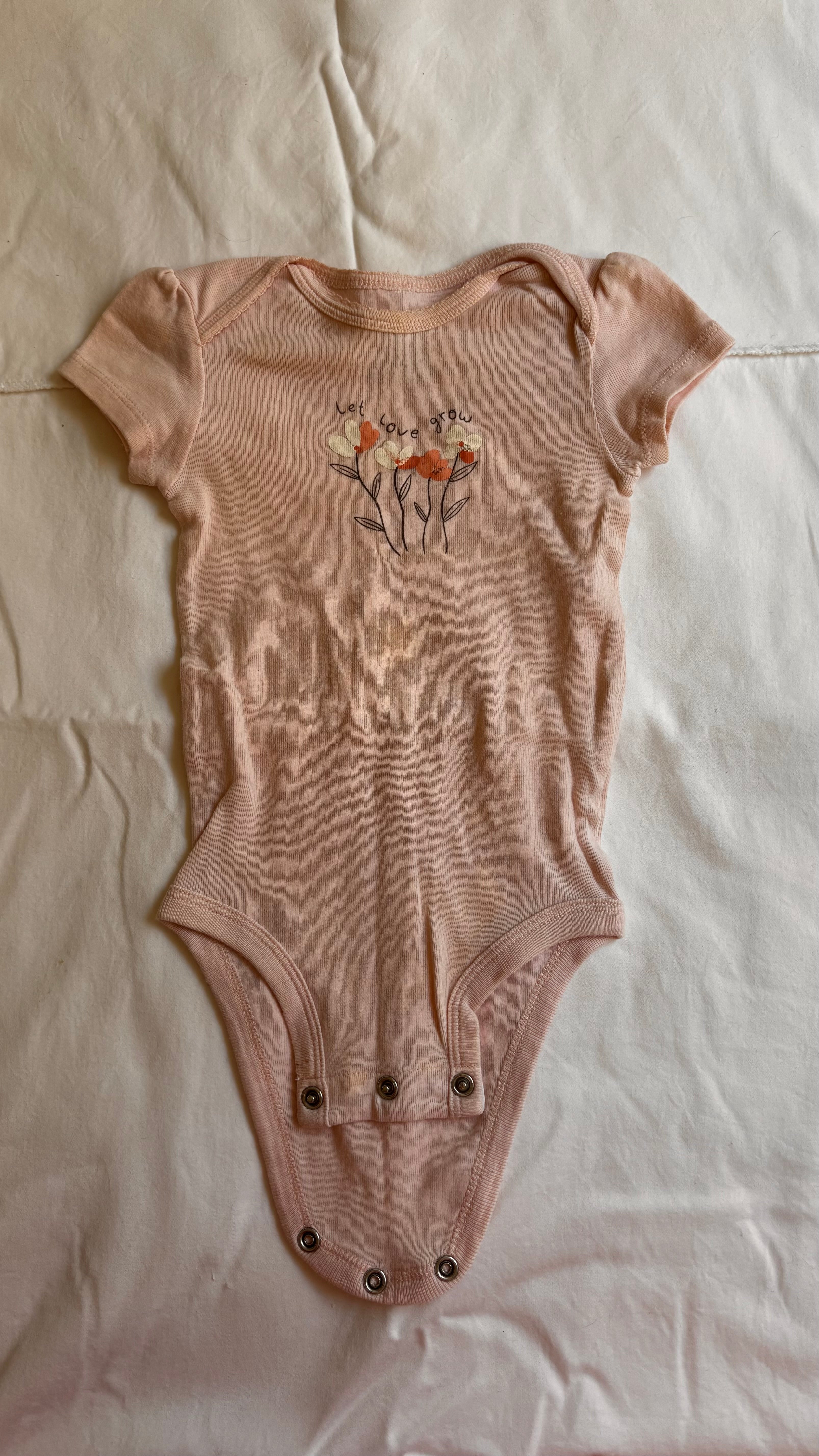 Body Floral – Rosa (Bebê)