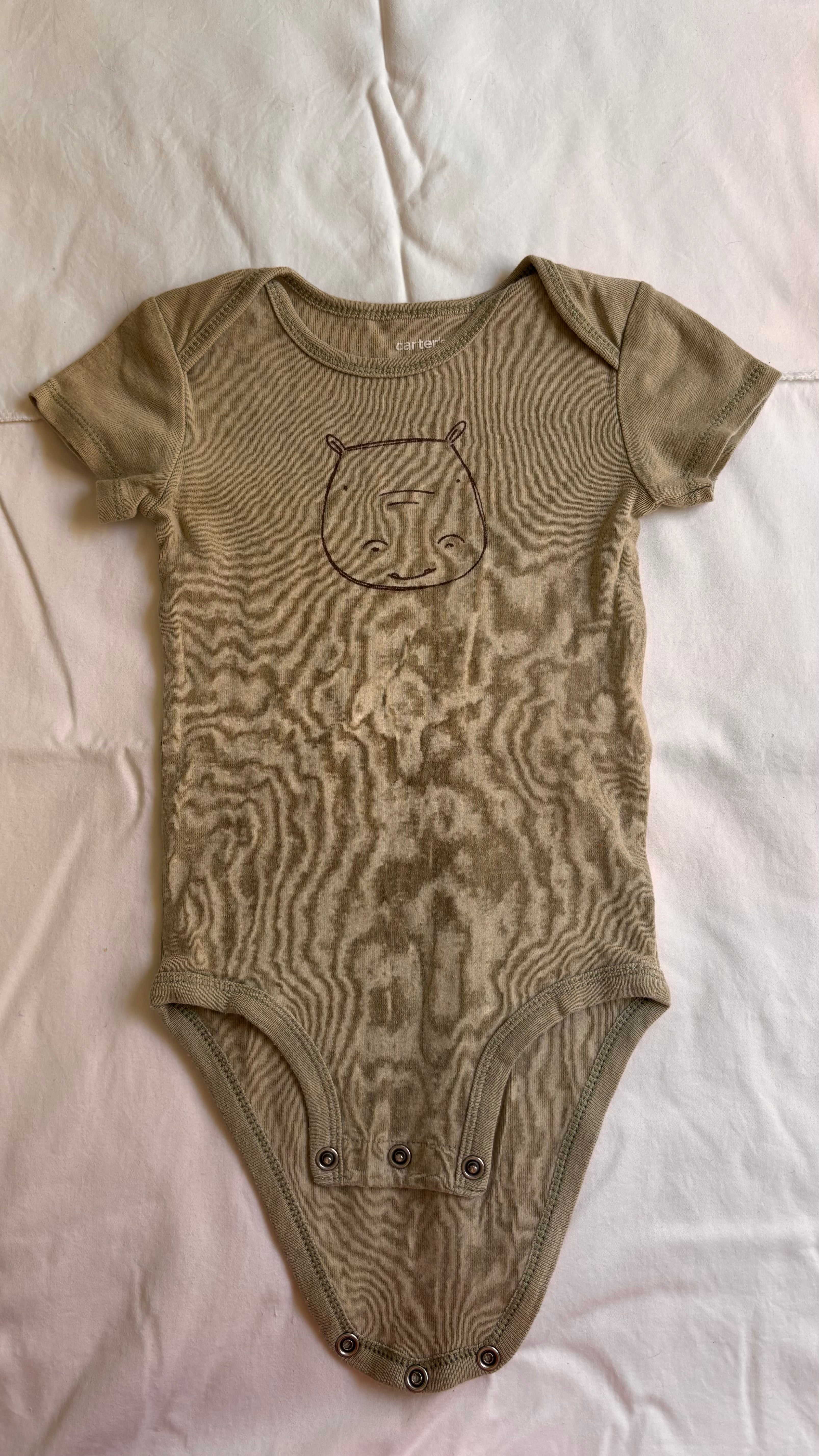 Body Hipopótamo – Verde Musgo (Bebê)