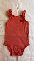 Body Regata com Babado – Vermelho (Bebê)