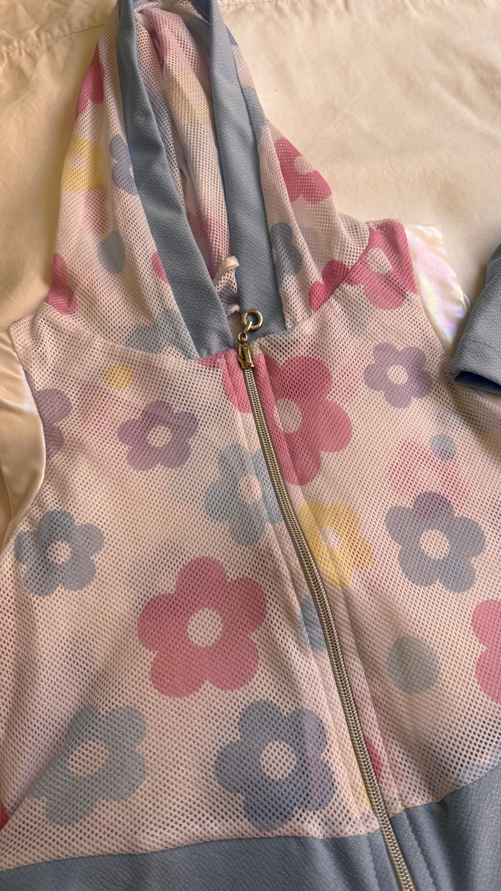 Conjunto Colete Florido, Top e Shorts – Azul (Infantil)