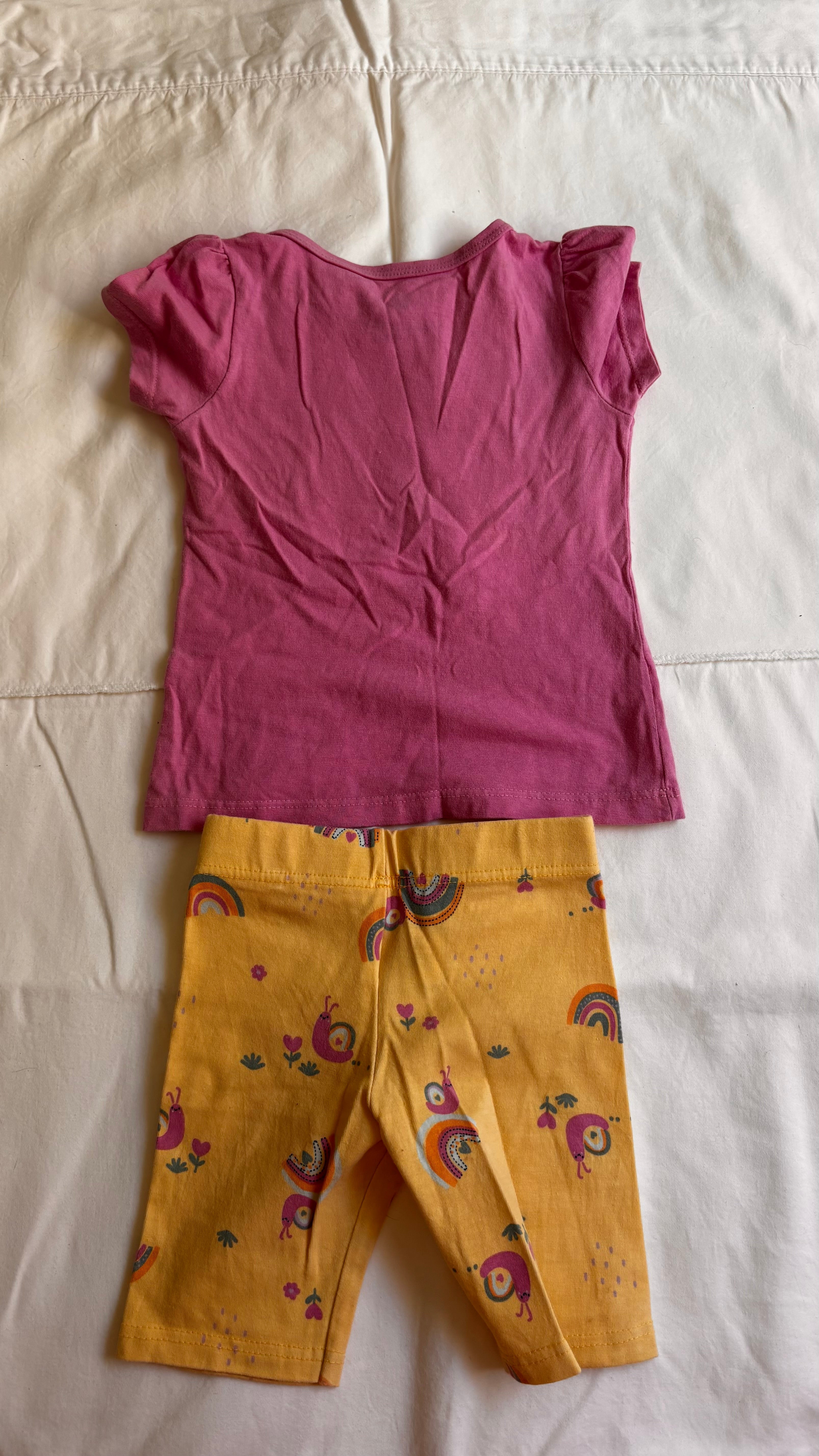 Conjunto Rainbow "Linda" – Rosa (Infantil)