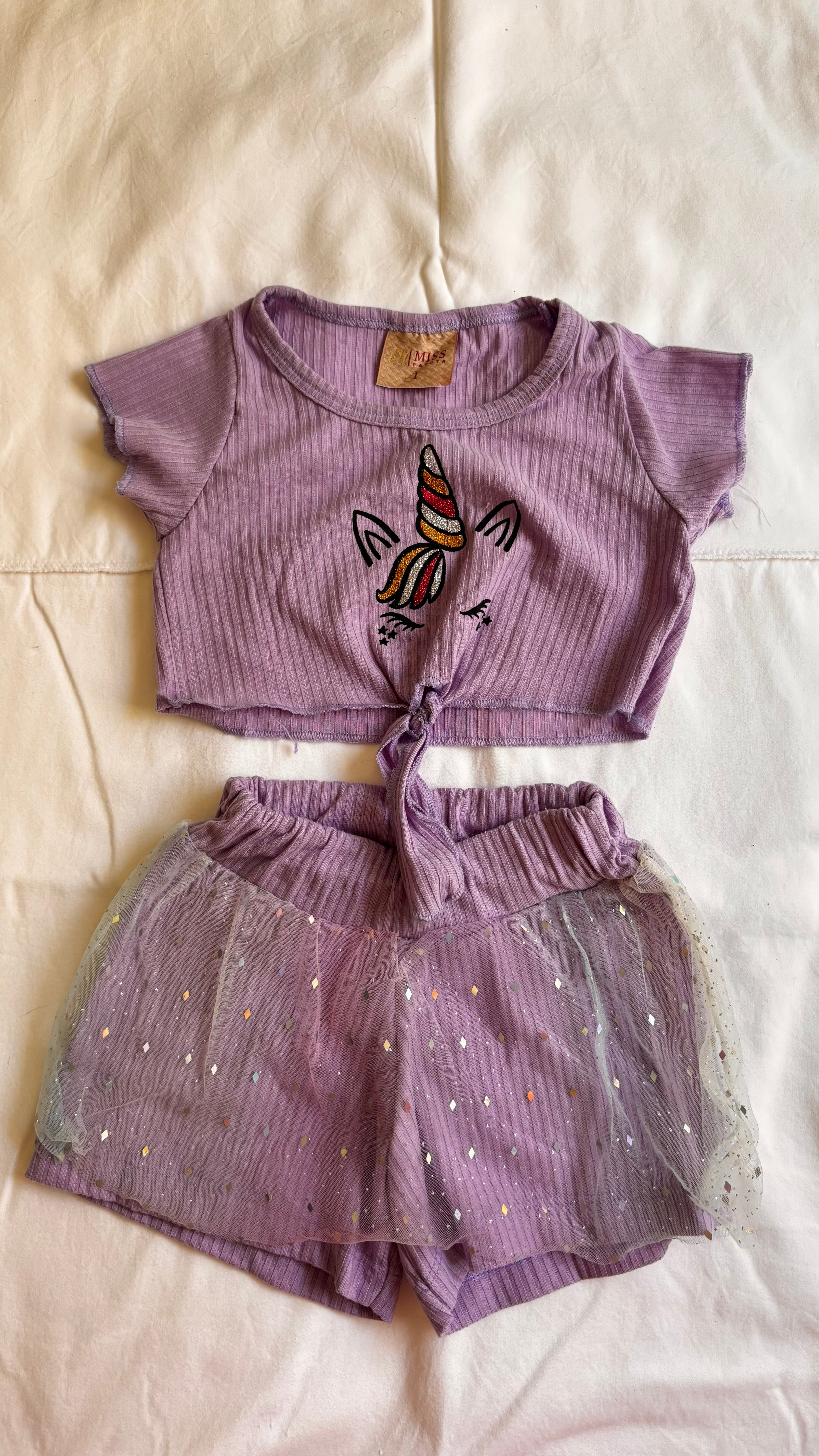 Conjunto Unicórnio – Lilás (Infantil)
