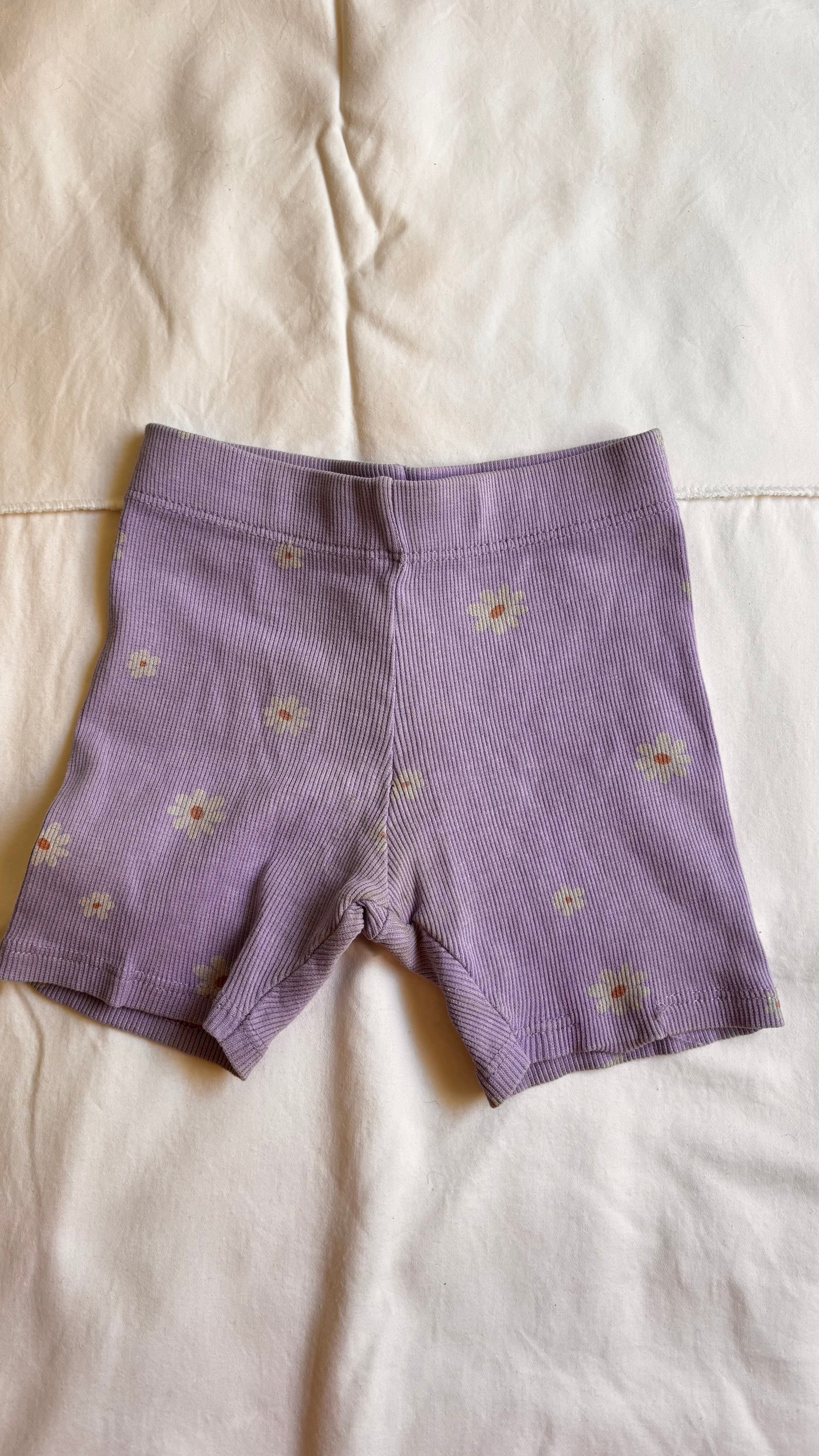 Shorts Floral – Lilás (Infantil)