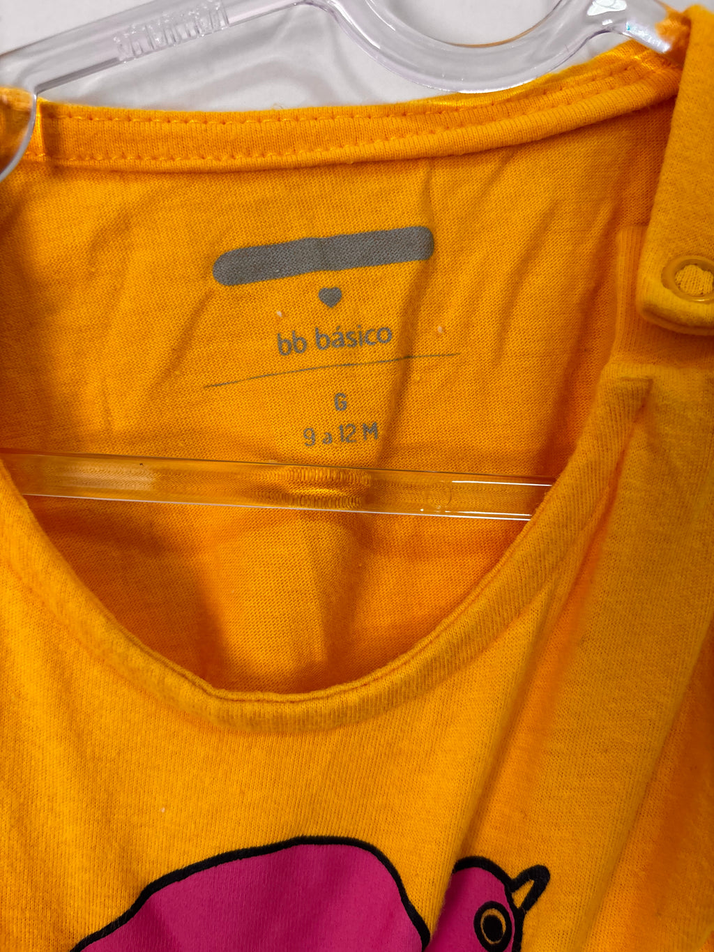 Macacão Passarinho – Amarelo (Bebê)