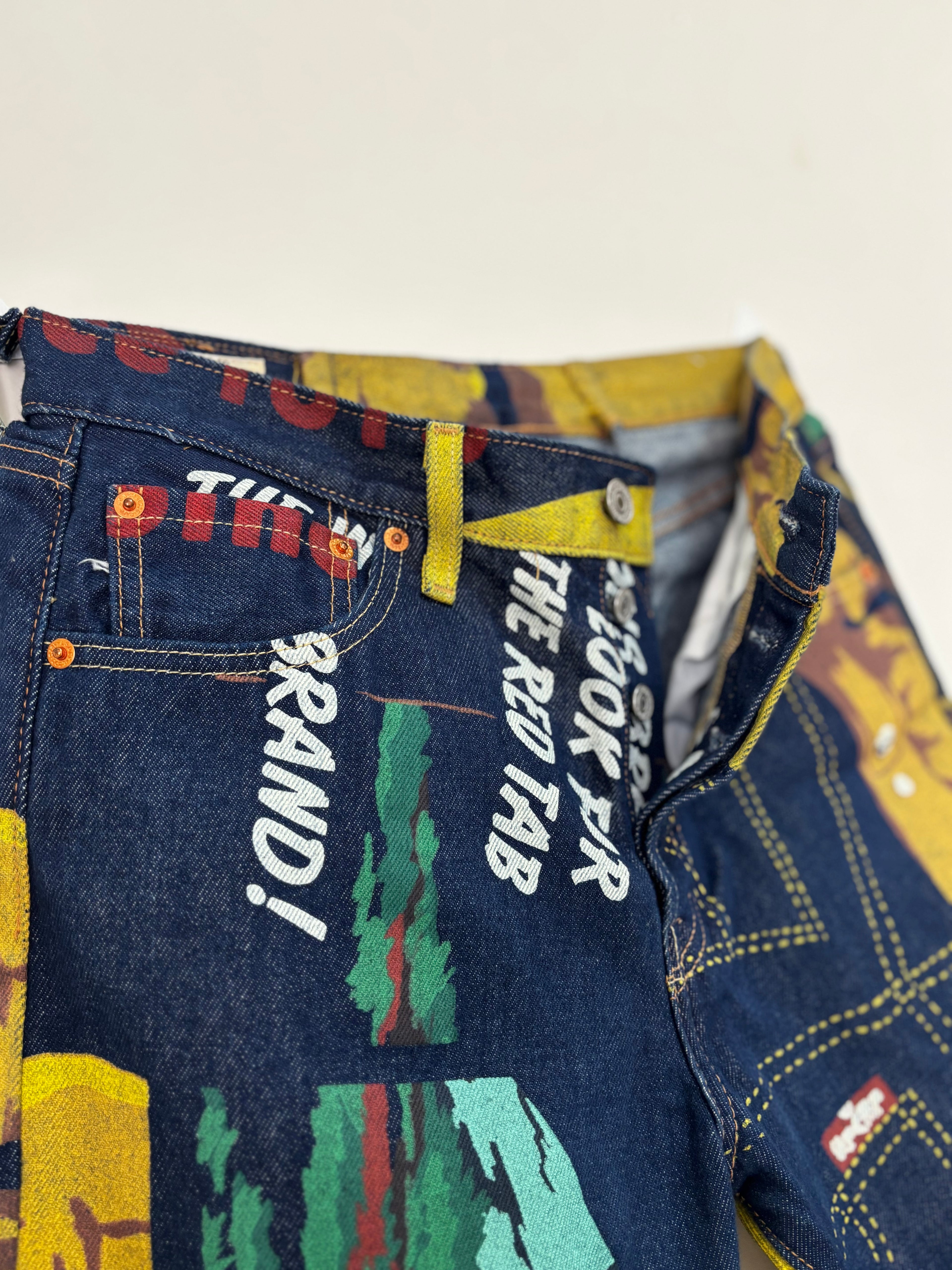 Calça Jeans Levi's Estampada (Feminino)