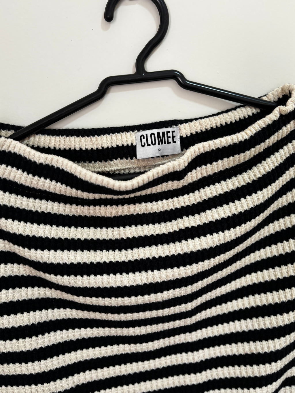 Saia Tubinho Listrada – Preto e Branco (Feminino)