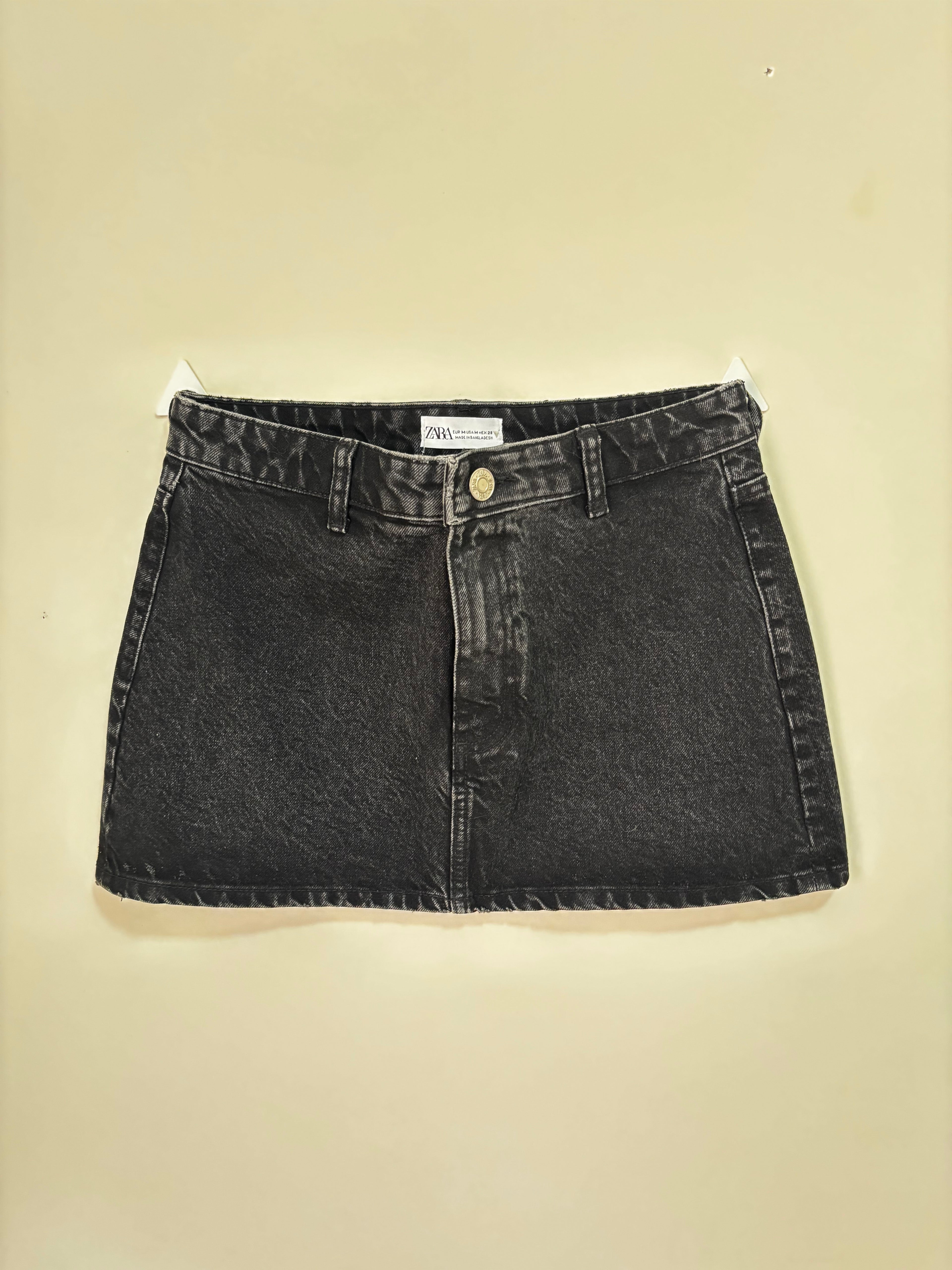 Saia Jeans – Preta (Feminino) Zara