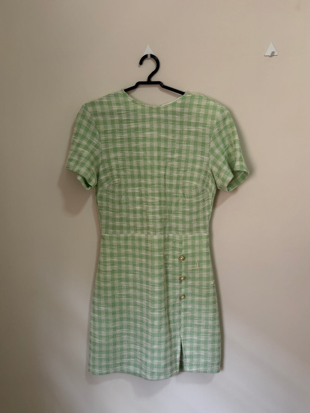 Vestido Xadrez Vichy – Verde (Feminino)