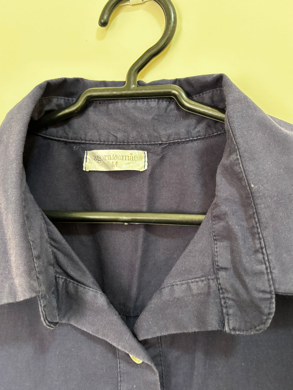 Vestido Chemise Babados – Marinho (Feminino)