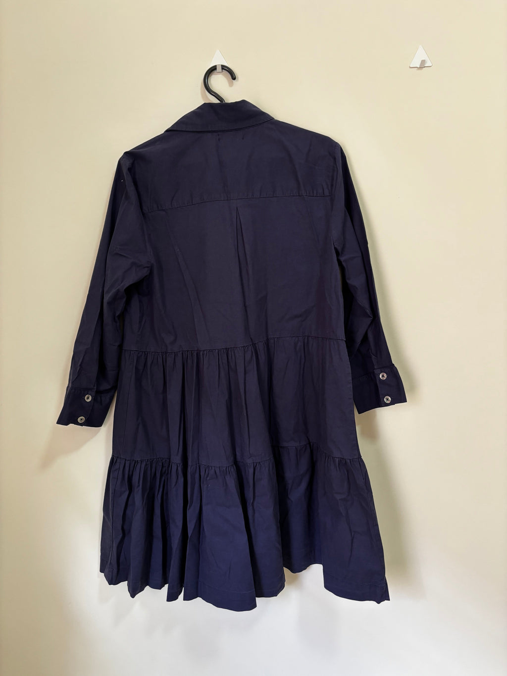 Vestido Chemise Babados – Marinho (Feminino)