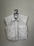 Colete Camisa Utilitário GLAM – Branco (Feminino)