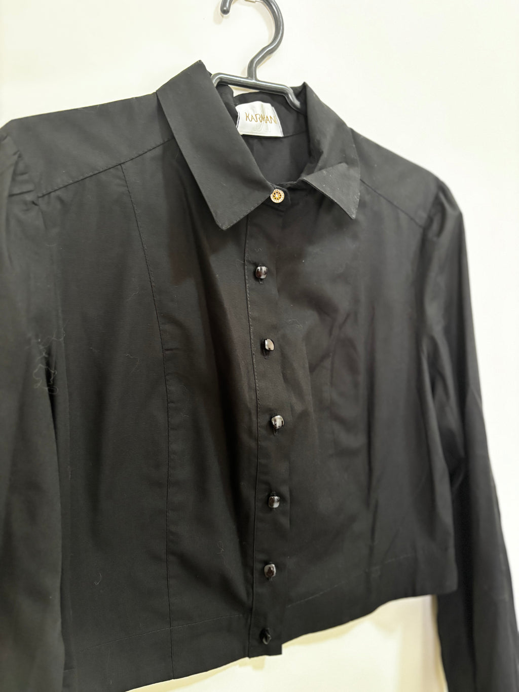 Camisa Cropped Karmani – Preta (Feminino)