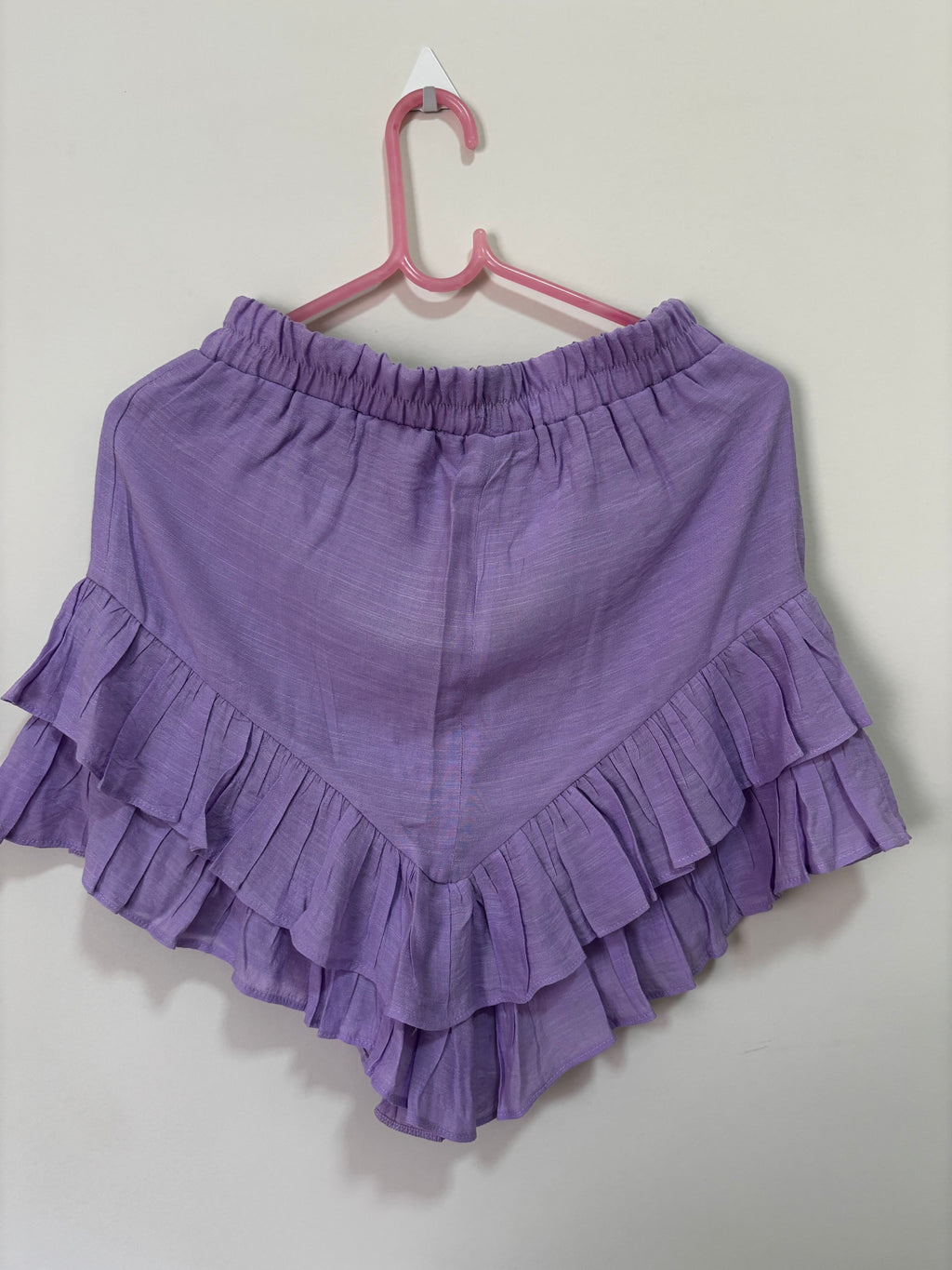 Conjunto Camisa + Shorts-Saia Babados Victoria Vendramini – Lilás (Feminino)